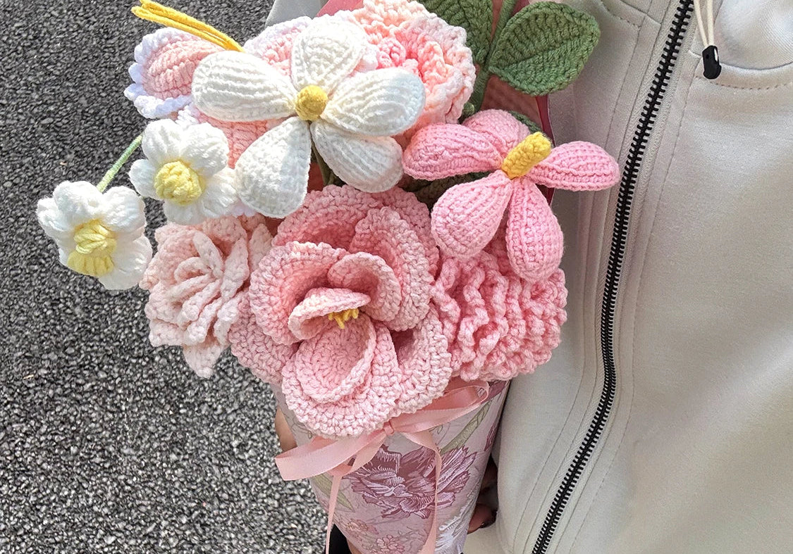🌸 Crochet Flower Bouquets: The Handmade Gift That Lasts Forever