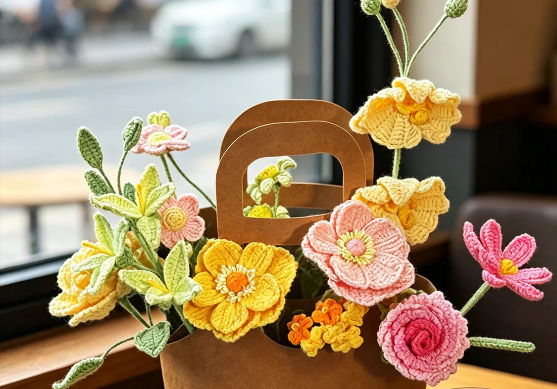 🌸 Crochet Flower Bouquet: The Perfect Mother’s Day Gift That Lasts Forever