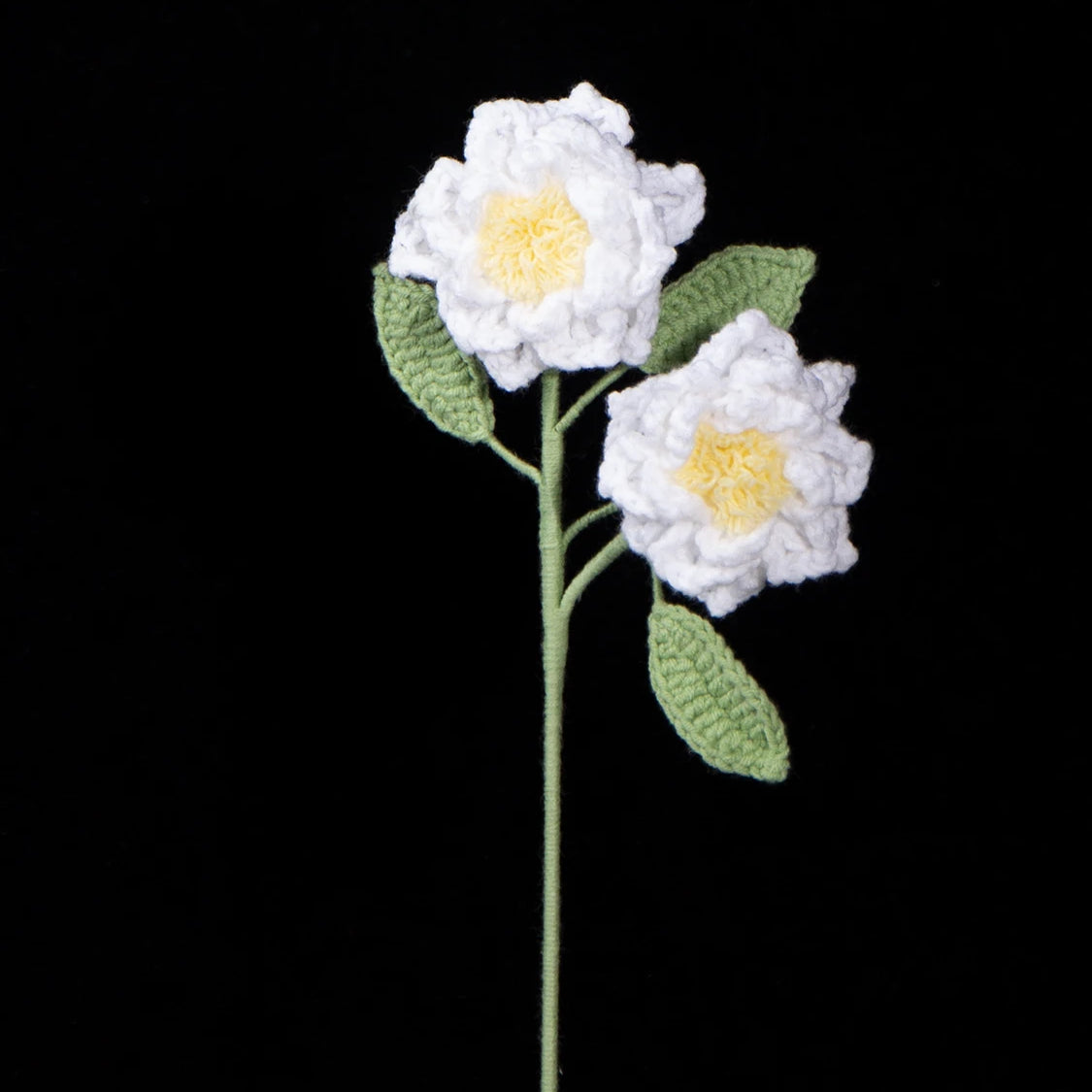 Crochet Gardenia Single Flower Kit | Reusable Home Decor & Festival Present