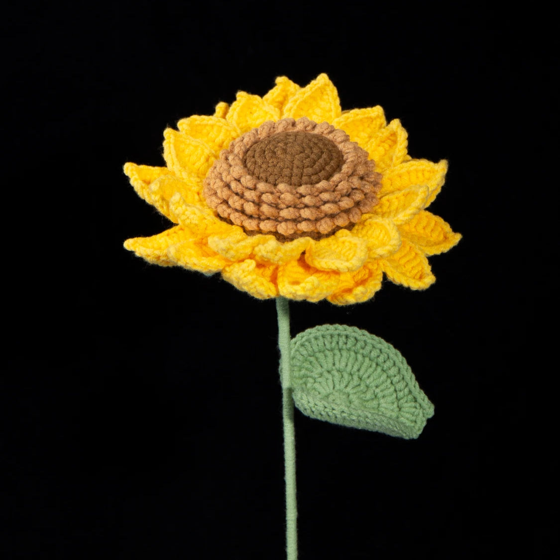 All-in-One Sunflower Crochet Kit | Perfect Handmade Gift for Festivals & Home Decor