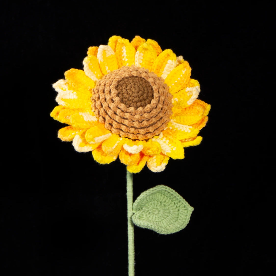 All-in-One Sunflower Crochet Kit | Perfect Handmade Gift for Festivals & Home Decor