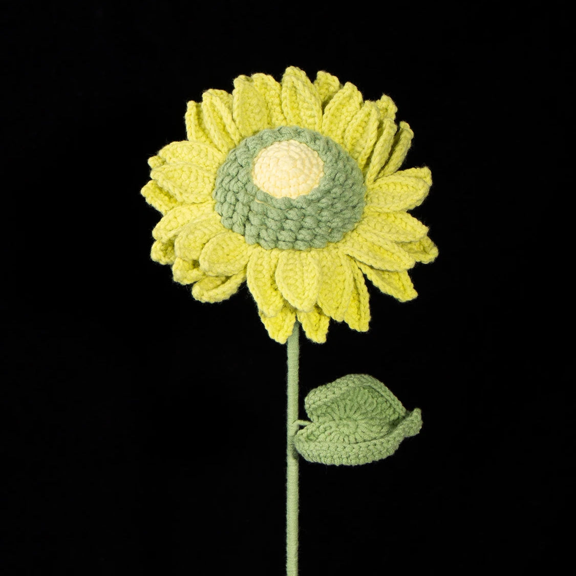 All-in-One Sunflower Crochet Kit | Perfect Handmade Gift for Festivals & Home Decor