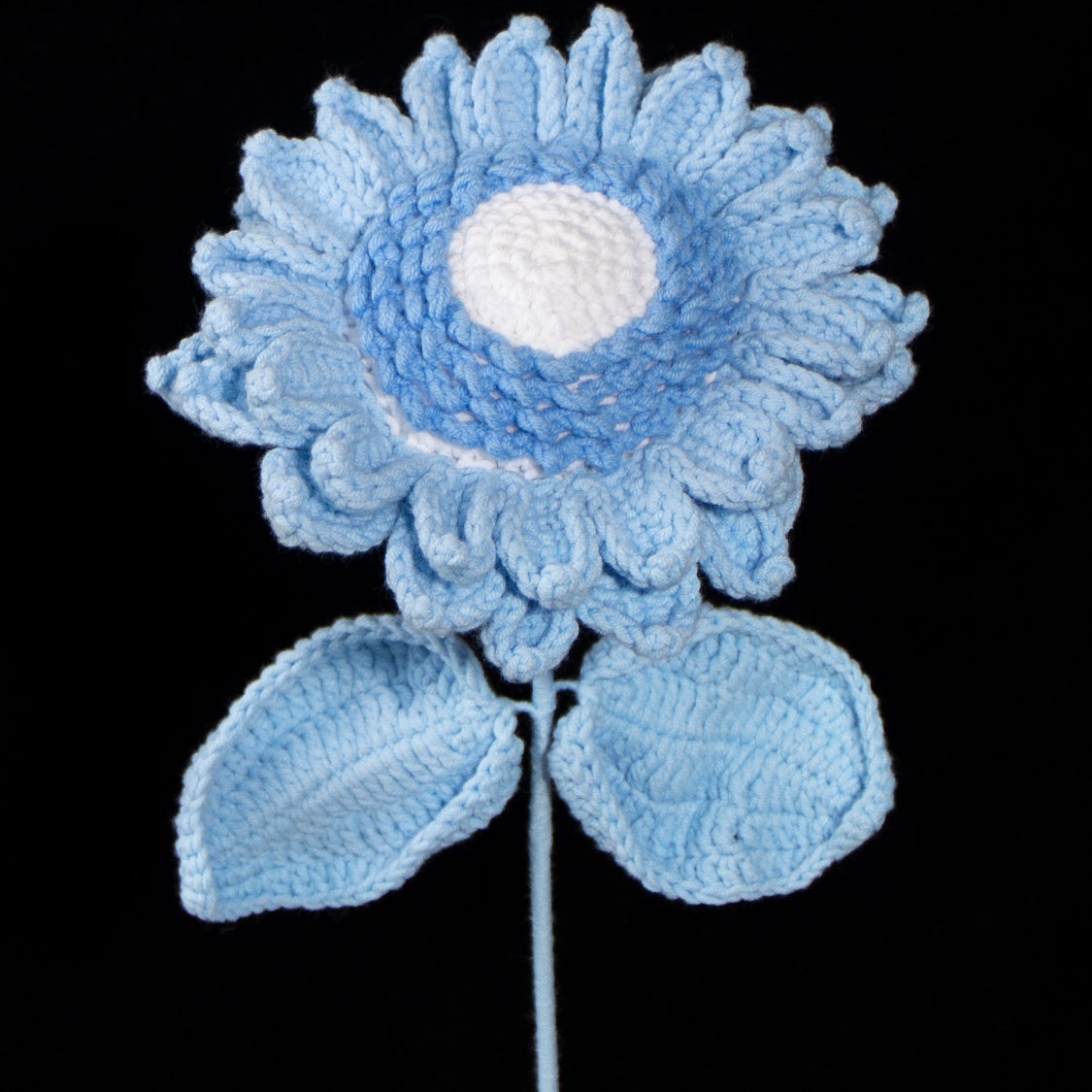 Double Layer Sunflower Crochet Kit | Complete DIY Flower Craft Kit for Beginners