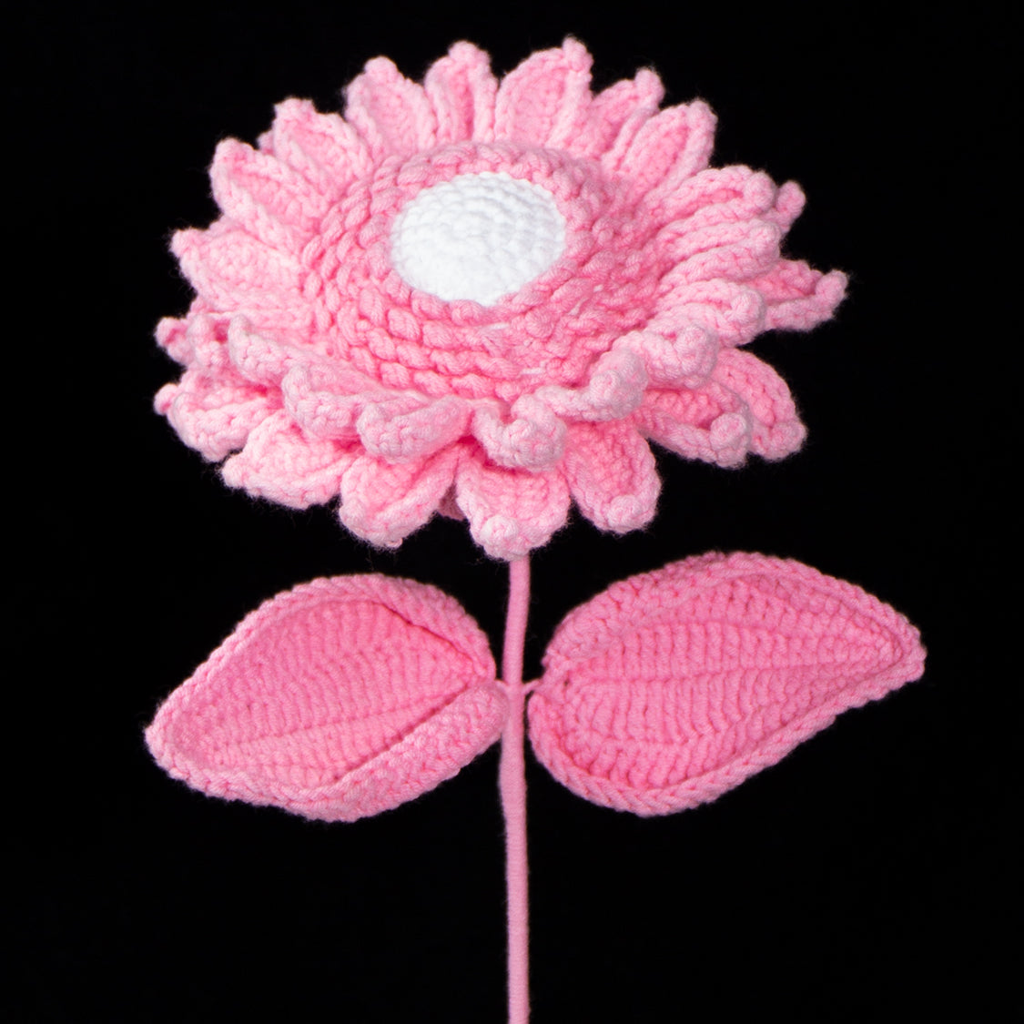 Double Layer Sunflower Crochet Kit | Complete DIY Flower Craft Kit for Beginners