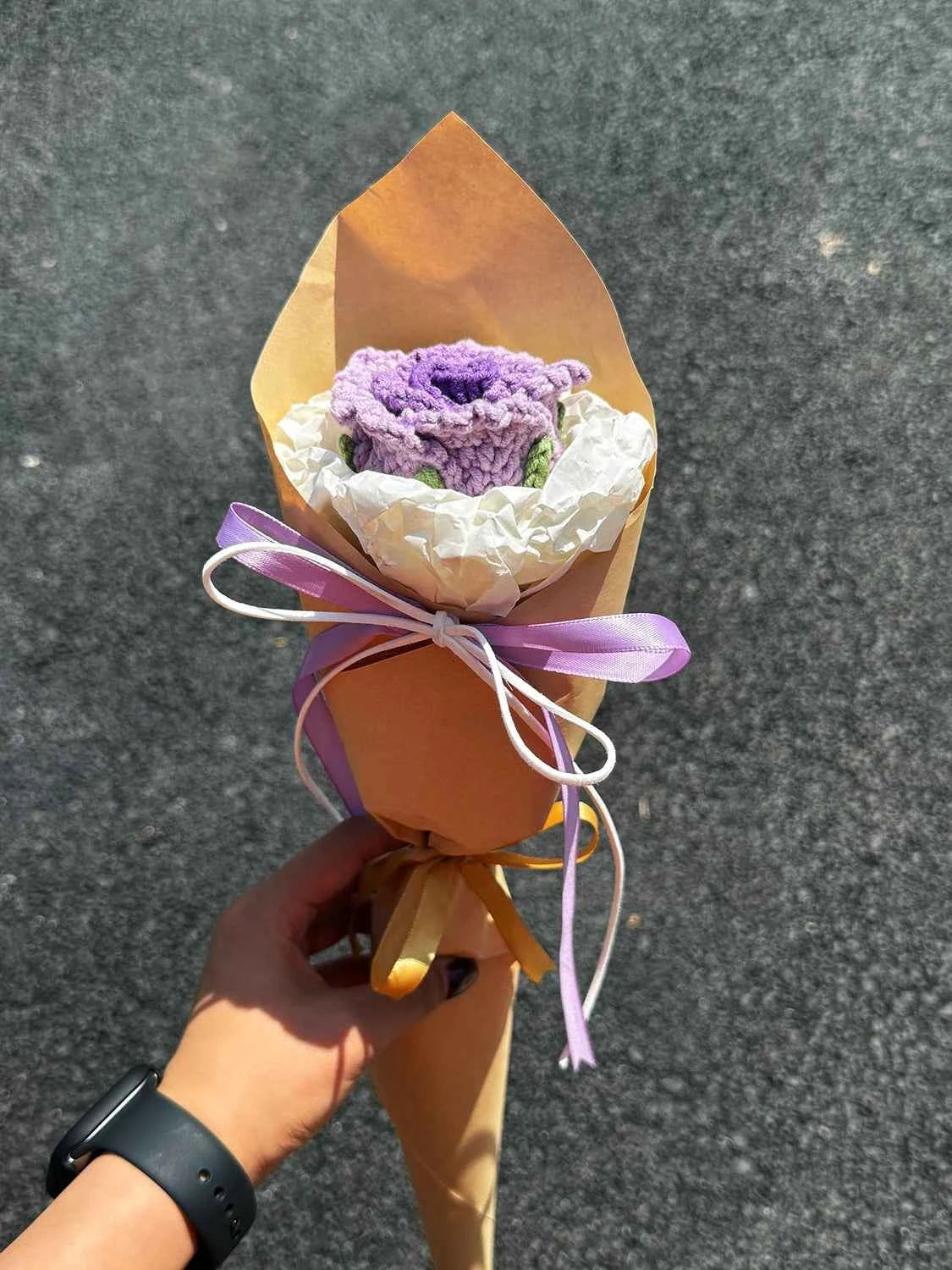 Handmade Single Roselle Rose | Meeting Bouquet