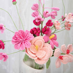 DIY Crochet Flower Bouquet Kit – French Rose & Lavender