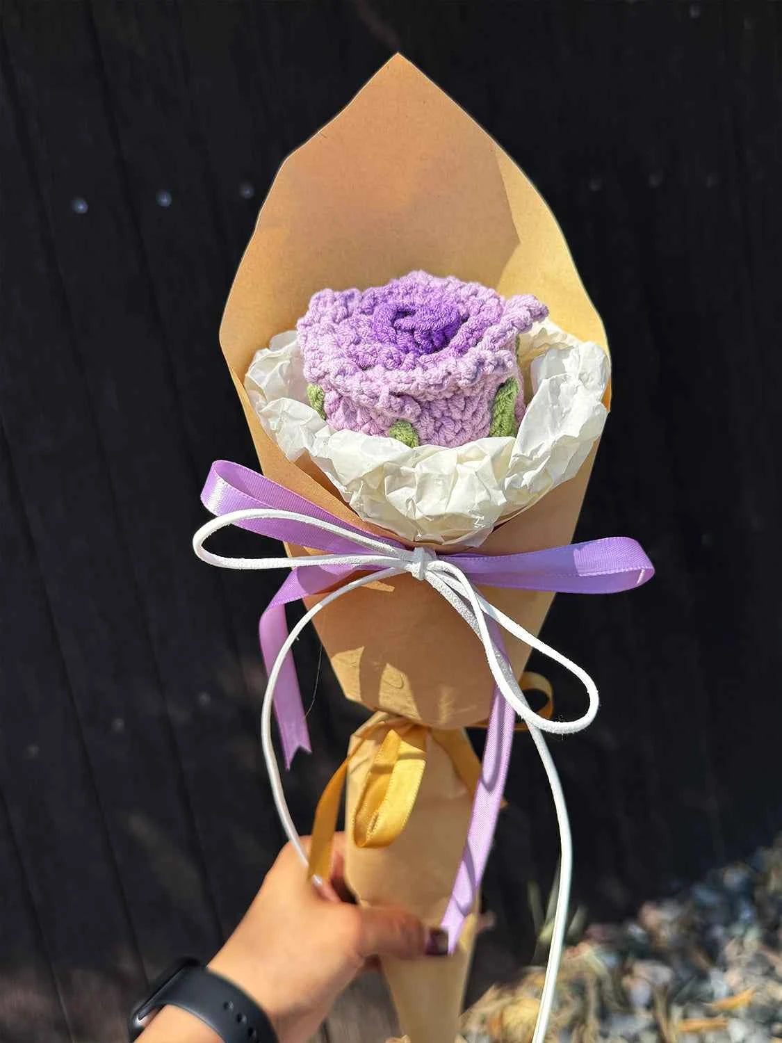 Handmade Single Roselle Rose | Meeting Bouquet