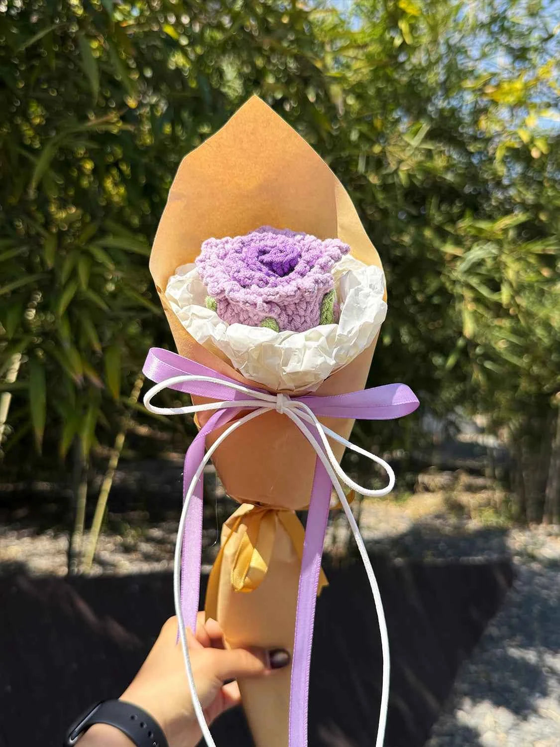 Handmade Single Roselle Rose | Meeting Bouquet