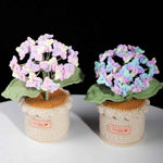 Everlasting Perfection | DIY Hand-Crocheted Hydrangea Mini Potted Plant Kit