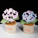 Everlasting Perfection | DIY Hand-Crocheted Hydrangea Mini Potted Plant Kit