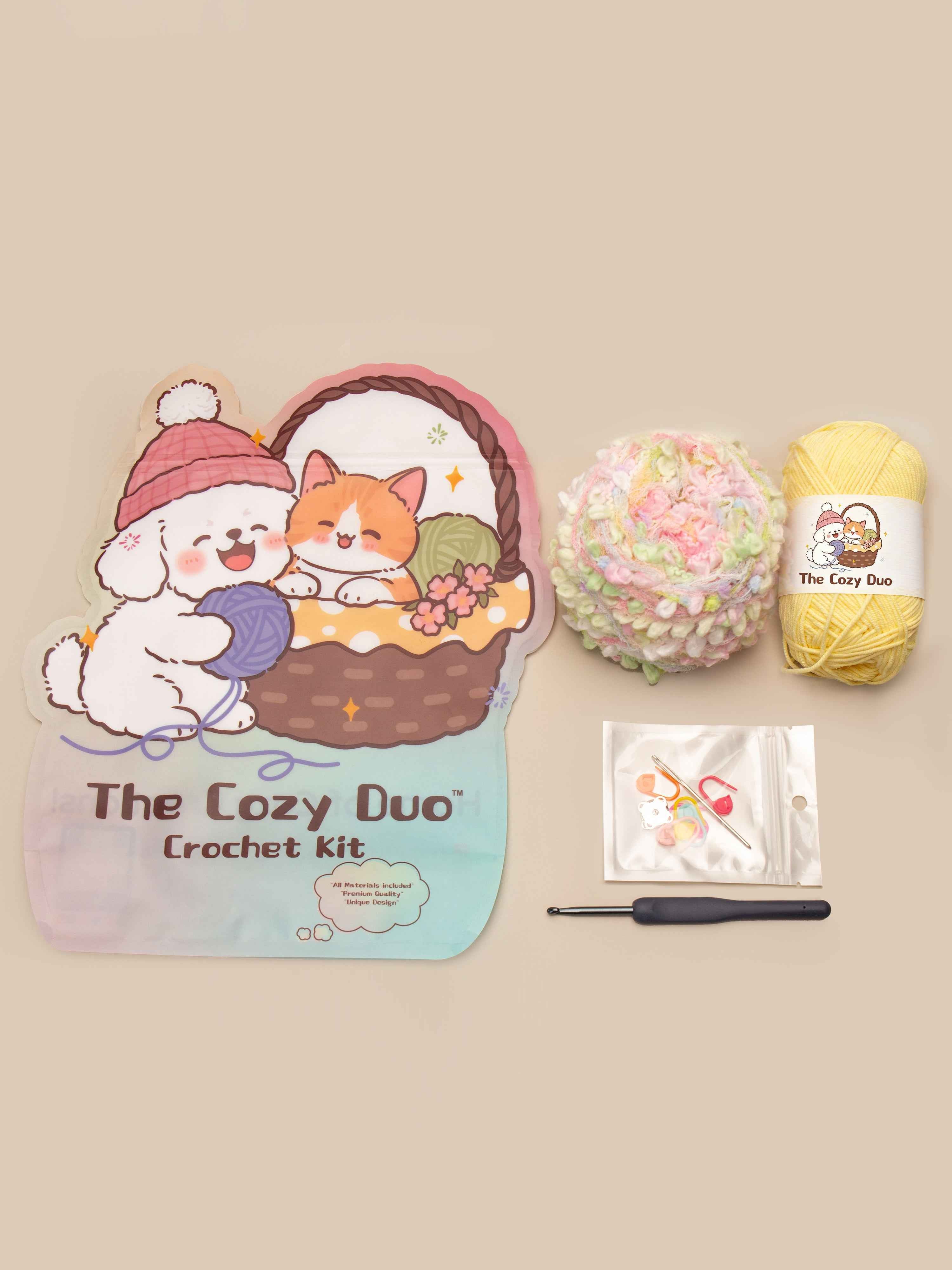The Cozy Duo Crochet Kit - Make of bag | All Materials Included