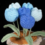 Everlasting Tenderness | DIY Crocheted Tulip Mini Pot Kit, Beginner-Friendly