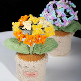 Everlasting Perfection | DIY Hand-Crocheted Hydrangea Mini Potted Plant Kit