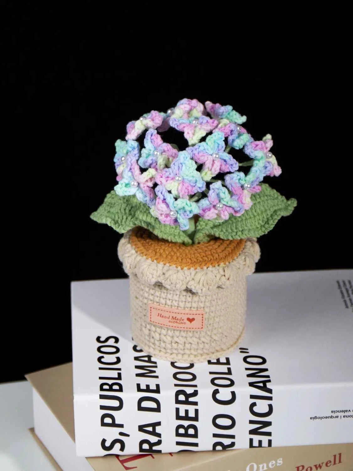 Everlasting Perfection | DIY Hand-Crocheted Hydrangea Mini Potted Plant Kit