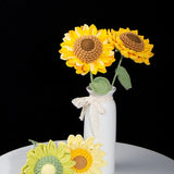 All-in-One Sunflower Crochet Kit | Perfect Handmade Gift for Festivals & Home Decor