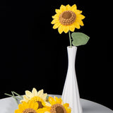DIY Sunflower Crochet Kit | Handmade Everlasting Flower for Home & Gifting