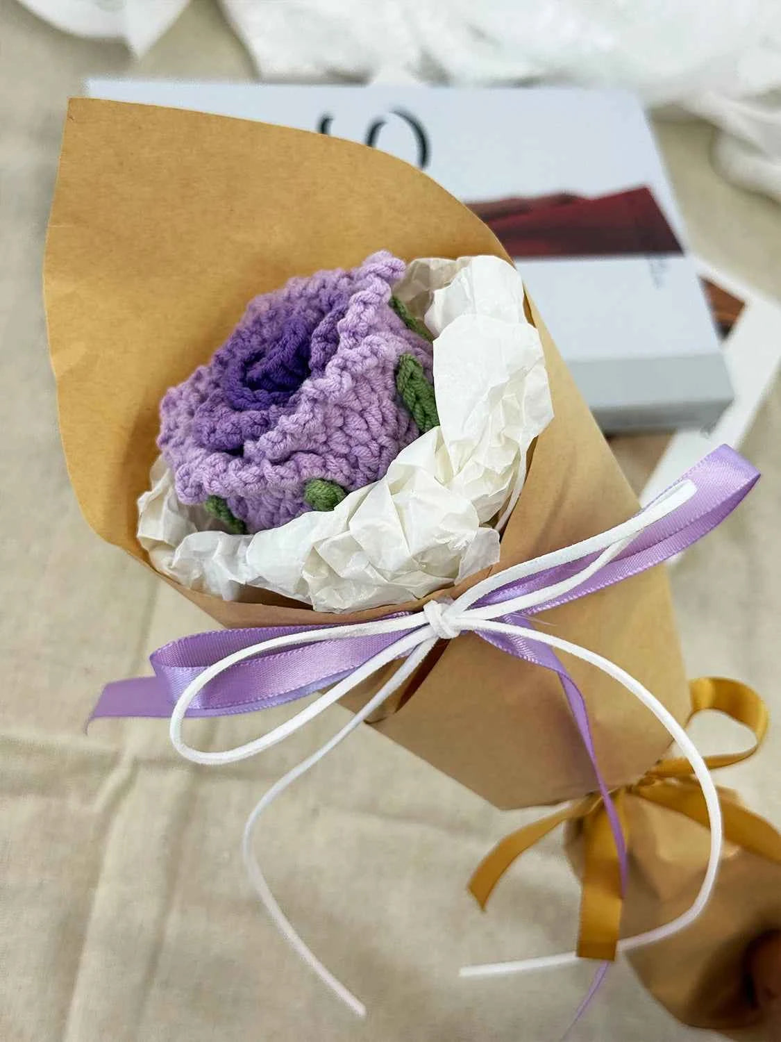 Handmade Single Roselle Rose | Meeting Bouquet