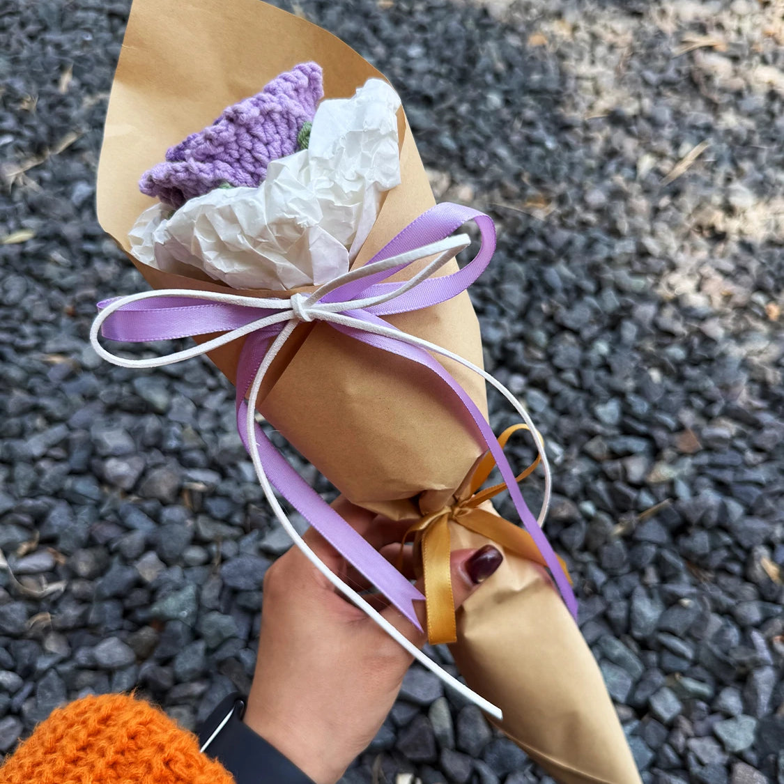 Handmade Single Roselle Rose | Meeting Bouquet