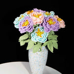 Amigurumi Peony Bouquet | Unique Handcrafted Gift for Anniversaries