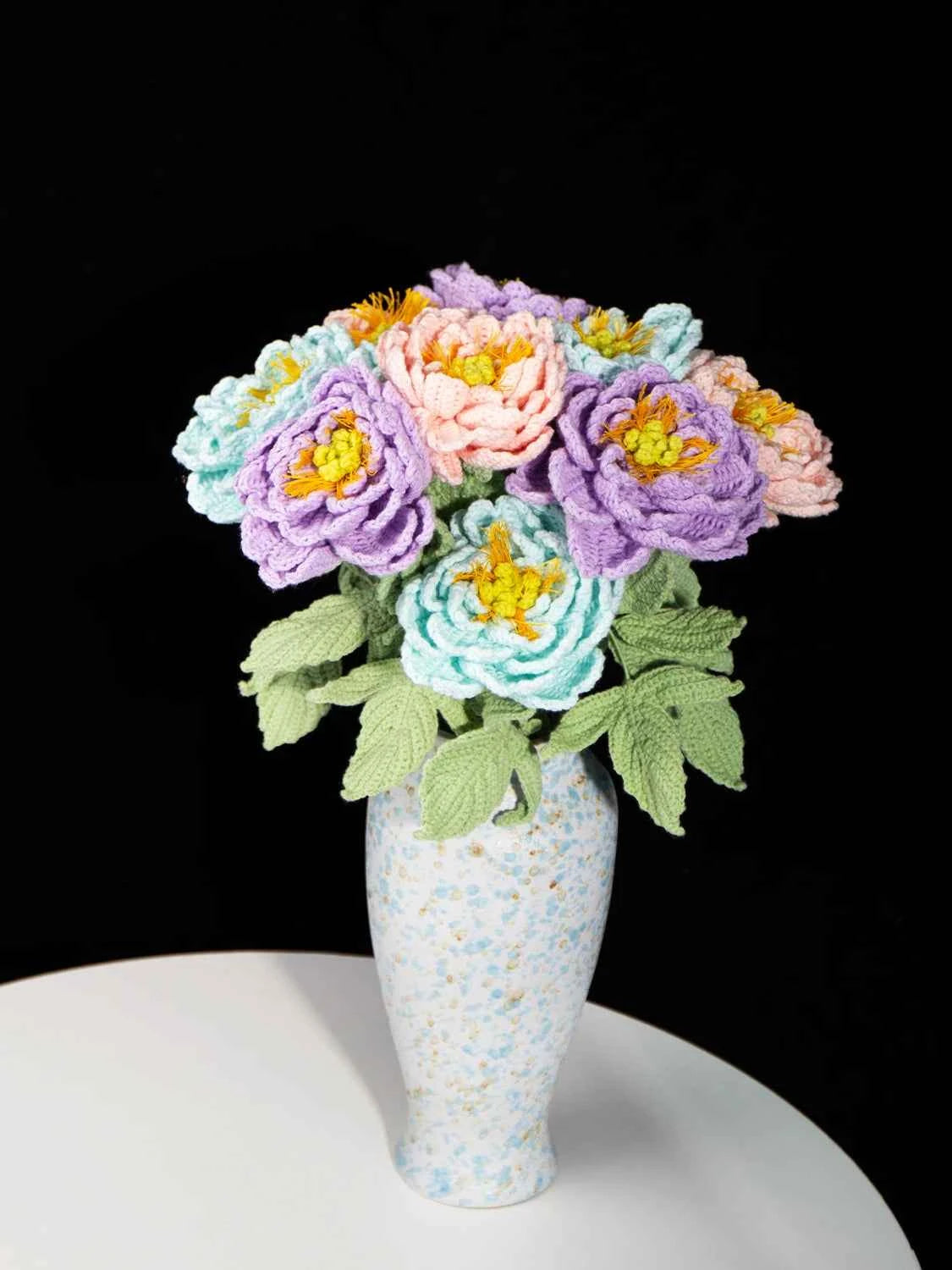 Amigurumi Peony Bouquet | Unique Handcrafted Gift for Anniversaries