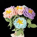 Amigurumi Peony Bouquet | Unique Handcrafted Gift for Anniversaries