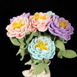 Amigurumi Peony Bouquet | Unique Handcrafted Gift for Anniversaries