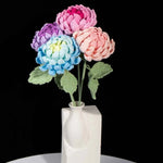 Artisanal Crochet Dahlia Single Stem