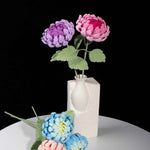 Artisanal Crochet Dahlia Single Stem