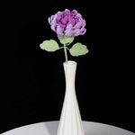 Artisanal Crochet Dahlia Single Stem