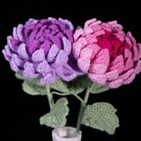 Artisanal Crochet Dahlia Single Stem