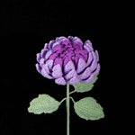Artisanal Crochet Dahlia Single Stem