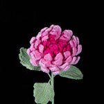 Artisanal Crochet Dahlia Single Stem