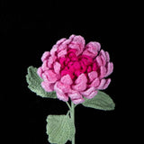 Artisanal Crochet Dahlia Single Stem