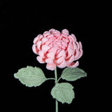 Artisanal Crochet Dahlia Single Stem