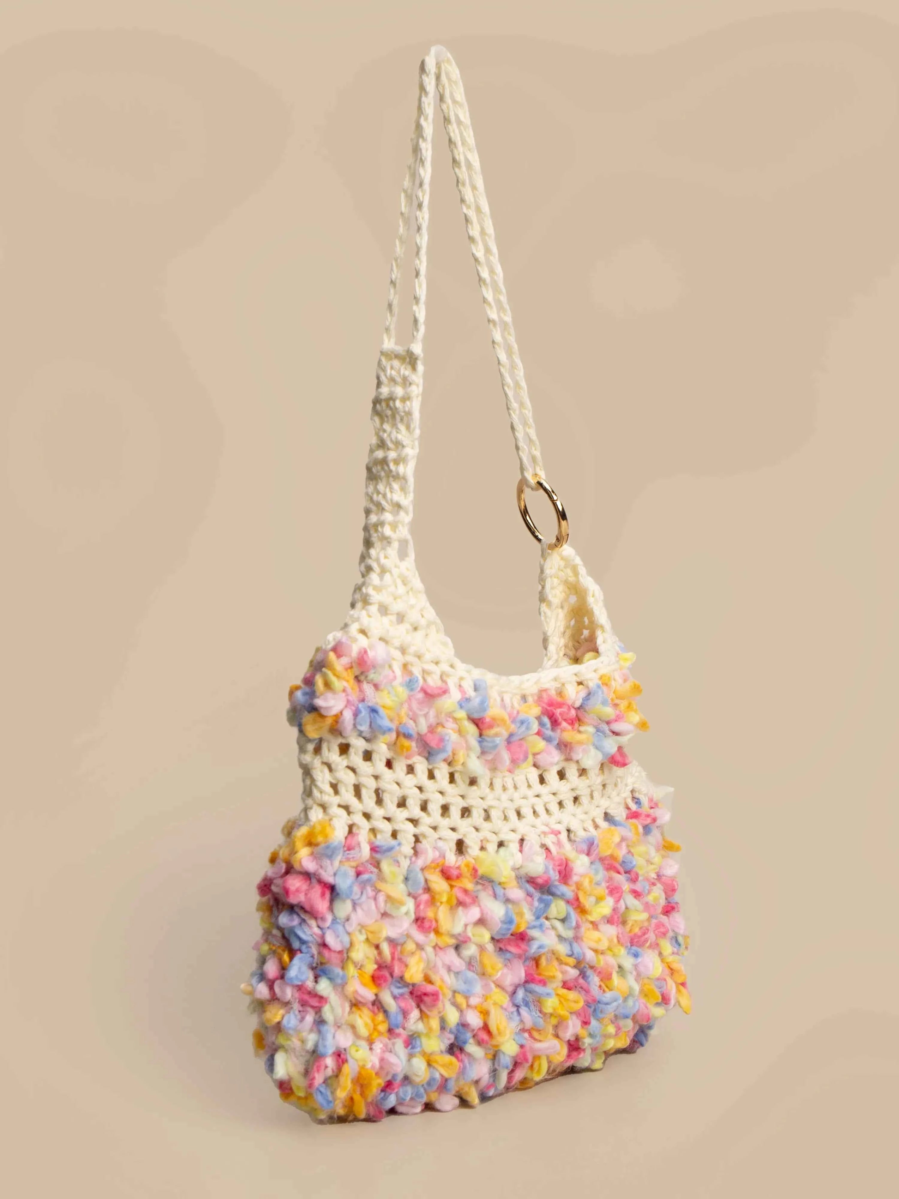 Crochet Bag Kit for Beginners Crochet Facy Yarn
