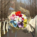 Colorful Handmade Crochet Tulip Flower Bouquet – A Cute Gift That Never Fades