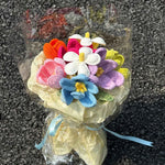 Colorful Handmade Crochet Tulip Flower Bouquet – A Cute Gift That Never Fades