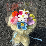 Colorful Handmade Crochet Tulip Flower Bouquet – A Cute Gift That Never Fades