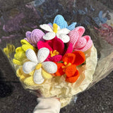 Colorful Handmade Crochet Tulip Flower Bouquet – A Cute Gift That Never Fades