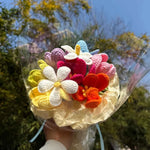 Colorful Handmade Crochet Tulip Flower Bouquet – A Cute Gift That Never Fades