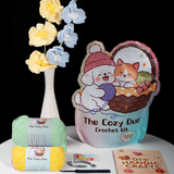 Complete Crochet Butterfly Orchid Kit for Beginners DIY Knitted Flower Material Pack Craft Kit Gift