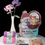 Beginner Crochet Hydrangea Kit | Handmade Forever Flower DIY Gift