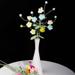 Crochet Androsace Umbellata Flower | Handmade Rock Jasmine Gift