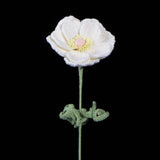 Hand Crochet Anemone Bouquet - Colorful Knitted Flower Arrangement