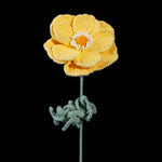 Hand Crochet Anemone Bouquet - Colorful Knitted Flower Arrangement