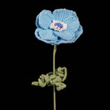 Hand Crochet Anemone Bouquet - Colorful Knitted Flower Arrangement