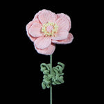 Hand Crochet Anemone Bouquet - Colorful Knitted Flower Arrangement