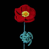 Hand Crochet Anemone Bouquet - Colorful Knitted Flower Arrangement