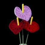 Handmade Crochet Anthurium Bouquet, Mother's Day Gift
