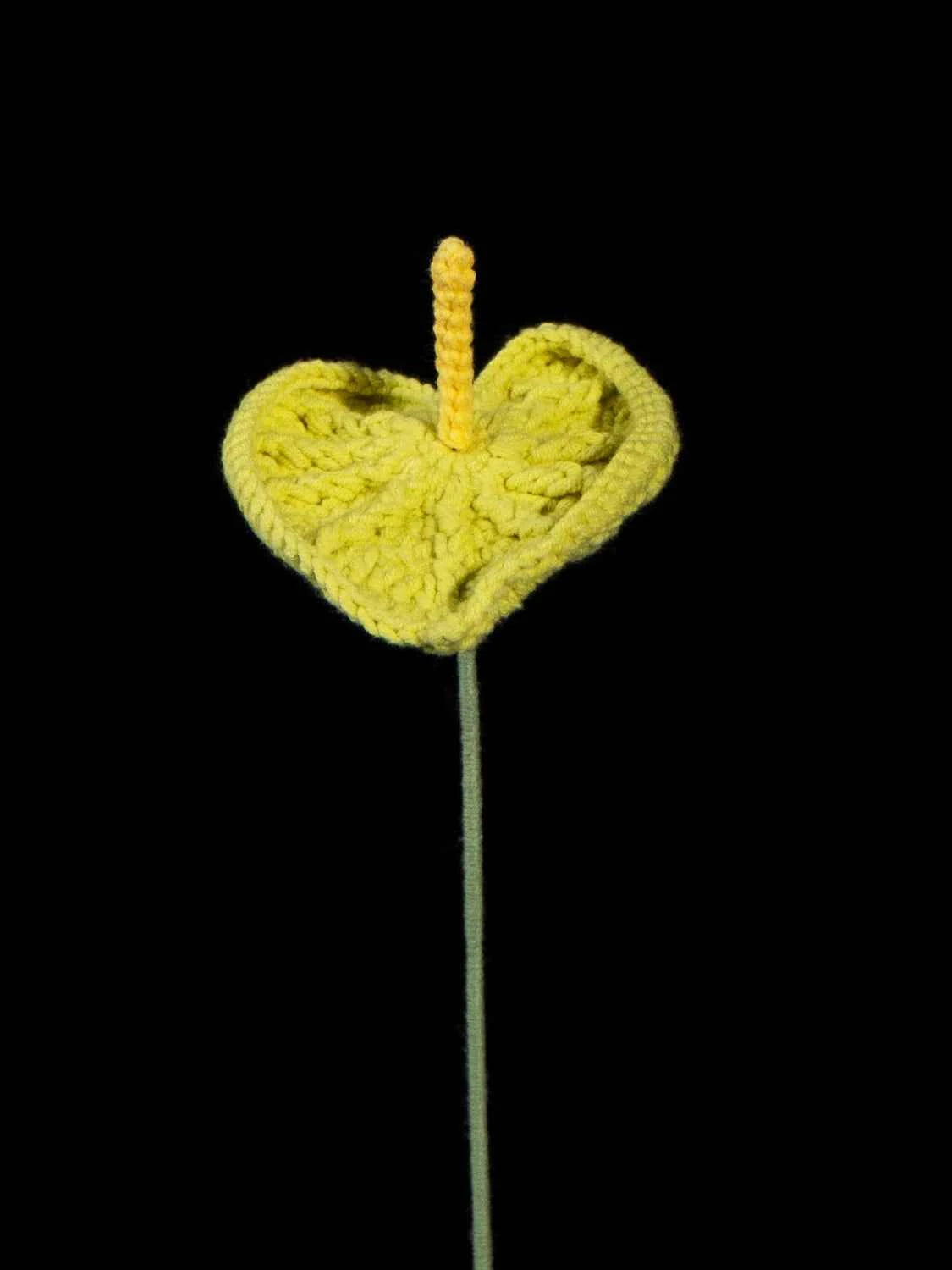 Handmade Crochet Anthurium Bouquet, Mother's Day Gift